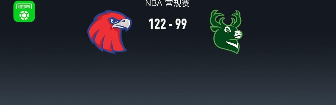 半岛体育-NBA战报：老鹰122-99大胜雄鹿取NBA9连胜，CJ-麦科勒姆30+3+2